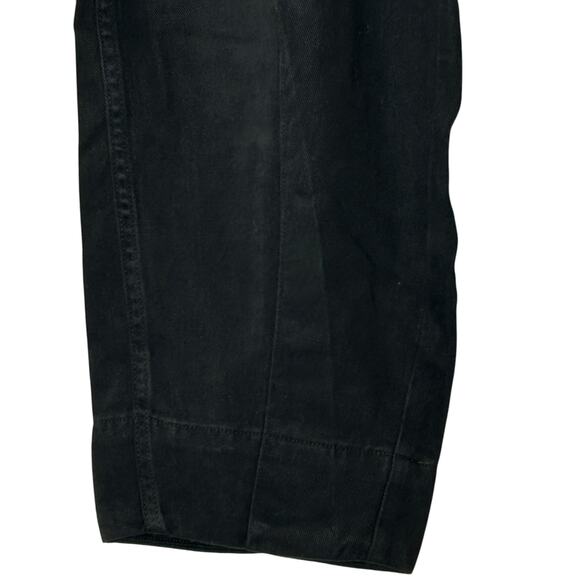 New Everlane The Tencel Utility Pant Tapered Leg Black Women's 6 NWT Patchwork - Picture 9 of 13
